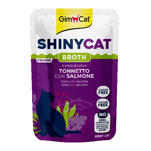 Gimcat Shinycat Pouch Tuna with Salmon 70 gr - Ton Balığı Somon